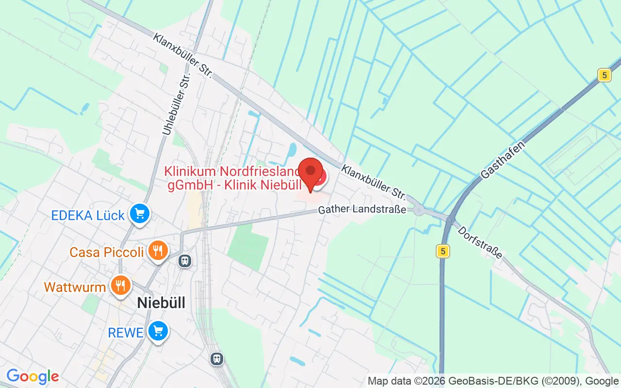 Zulassungsstelle Niebüll auf der Karte