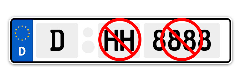 Verbotene Kennzeichen: Welche Kombinationen sind in Deutschland verboten?